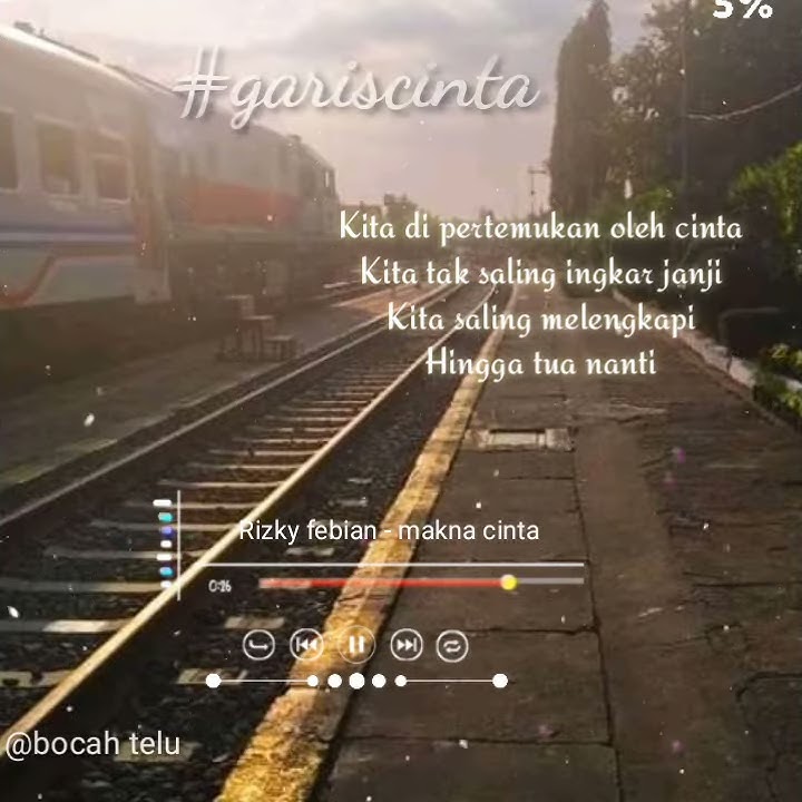 Story' WA 30 detik #gariscinta #rizkyfebian #maknacinta