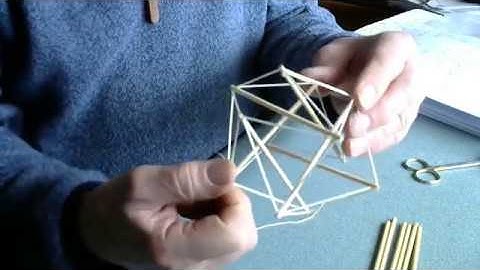 Tensegrity model   single string