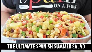 Spanish Country Salad with Chickpeas | The Ultimate Summer Salad