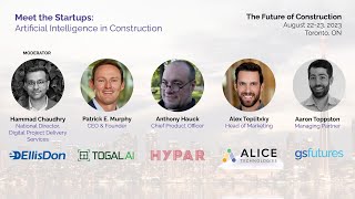 Meet the Startups: Artificial Intelligence in Construction