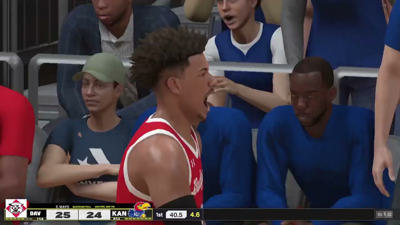 NCAA LIVE | Kansas Jayhawks vs Davidson Wildcats | December 22, 2025 | College Basketball