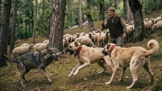 Ormanda Geri̇li̇m Kurt Ve Kangallar Karşi Karşiya Kisa Belgesel