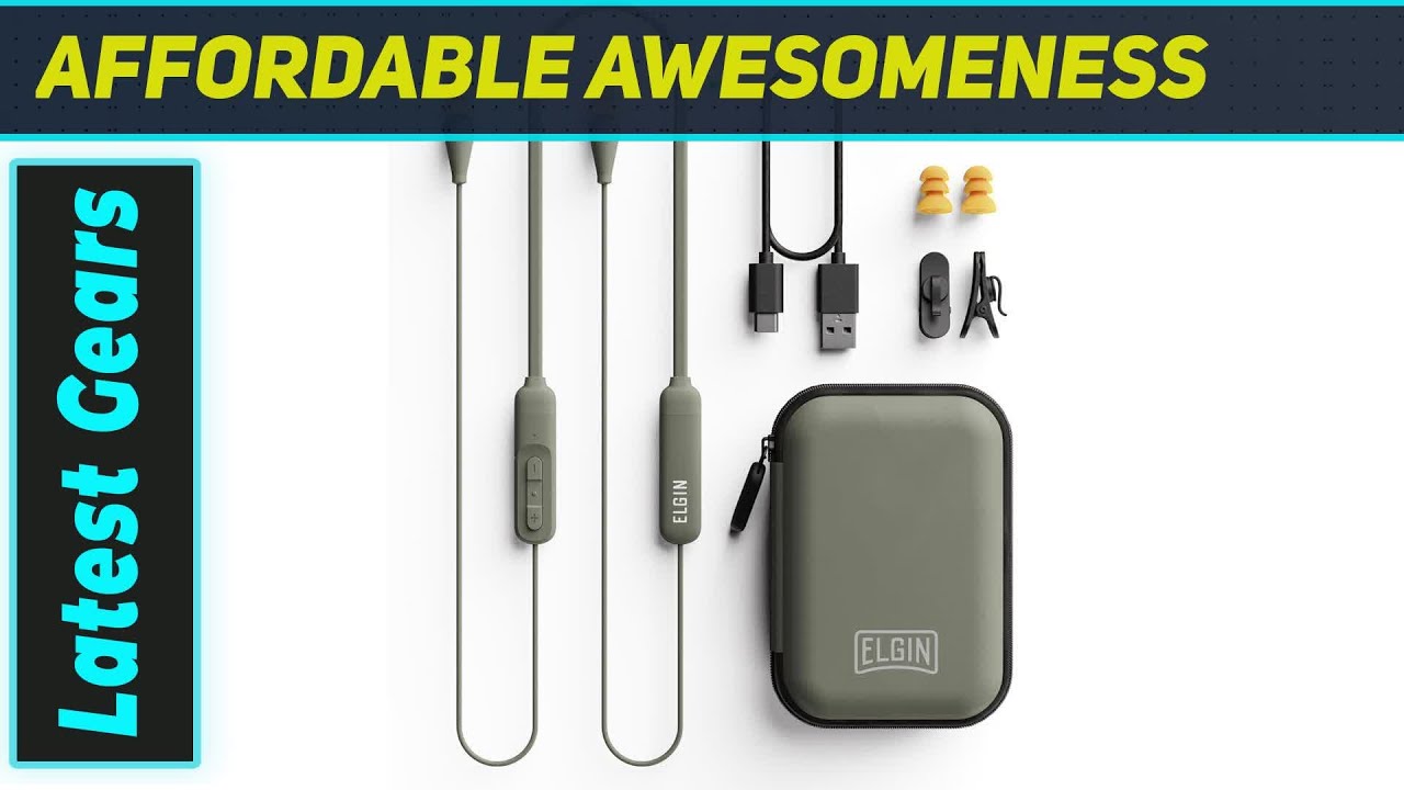 Elgin Discord Earbuds: Best OSHA Compliant Bluetooth Earplugs?