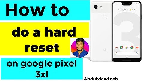 How to do a hard reset on google pixel 3xl #googlepixel