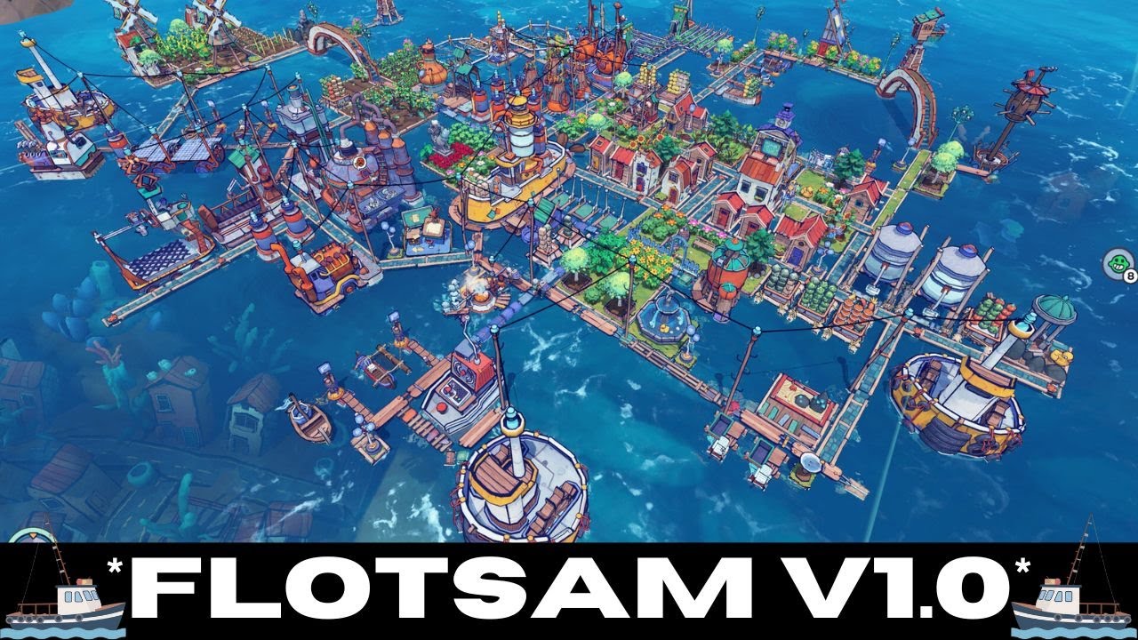 Flotsam v1.0 PC Gameplay – Build My Own Floating Trash Town