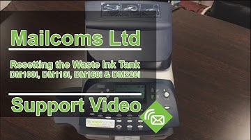 Resetting the Waste Ink Tank on the DM100i, DM110i, DM160i & DM220i Franking Machine