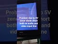 Philips crt tv AV problem