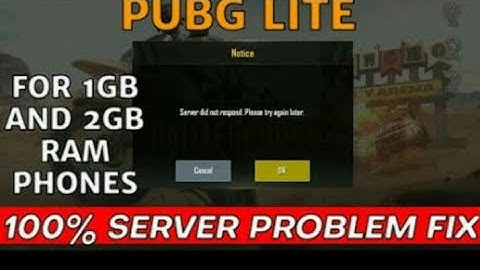 pubg lite server error fix 100% how to fix pubg lite sever problem