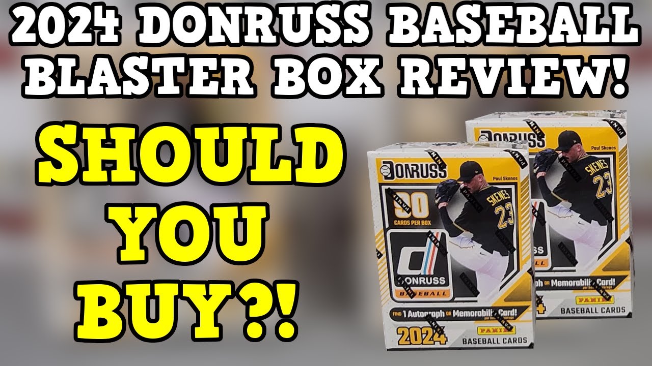 SHOULD YOU BUY?! 2024 Panini Donruss Baseball Blaster Box Review
