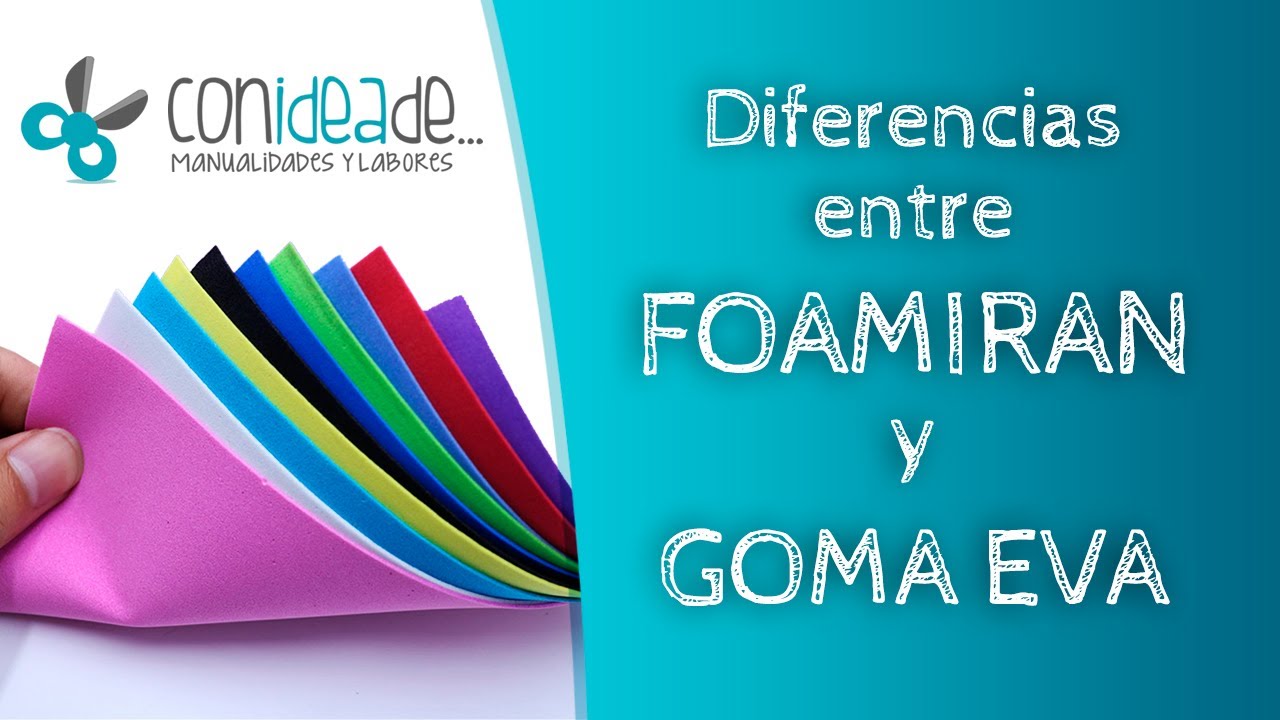 Diferencias entre Foamiran y Goma Eva ✓ 