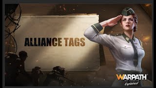 🏷️ Alliance Tags | Warpath Explained 🎓