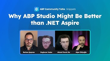 Why ABP Studio Might Be Better than .NET Aspire