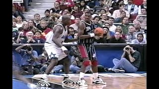 NBA On NBC - Shaq Battles Hakeem Olajuwon In Orlando! Christmas Day 1995