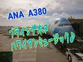 ANA A380 フライングホヌ ハワイアンミュージック