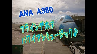 ANA A380 フライングホヌ ハワイアンミュージック