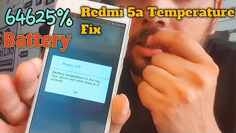 Redmi 5a temperature problem || Battery percent problem #ssmobifix #stv07