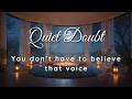 Quieting the Voice That Doubts | ASMR Positive Affirmations for Men