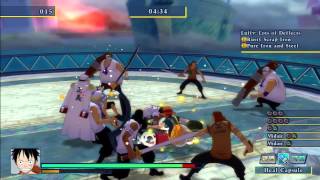 One Piece: Unlimited World Red - Luffy (Strong World) Gameplay screenshot 3