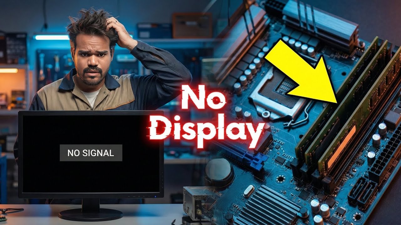 Computer No Display Problem Solution | PC में डिस्प्ले नहीं आ रहा है तो क्या करें? 