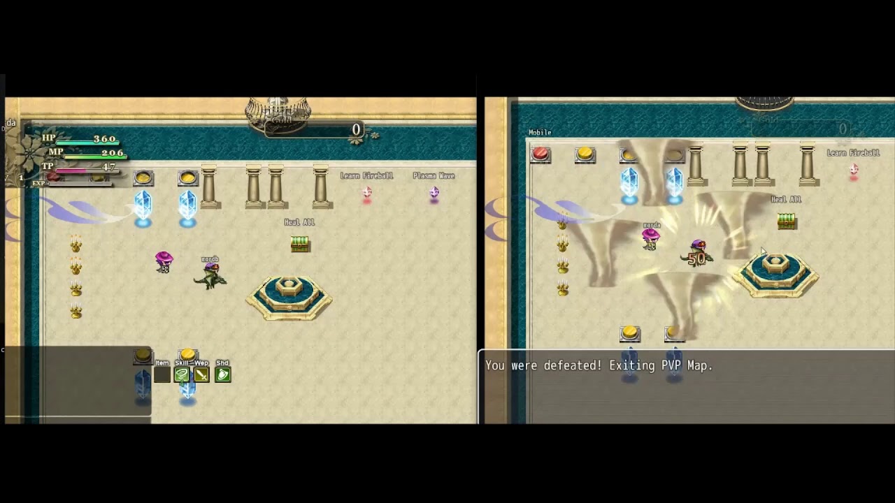 RPG Maker MV: MMO PVP Combat Demo - YouTube