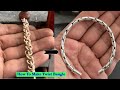 Silver Twisted Bangle Making | You Can’t Guess How It’s Made