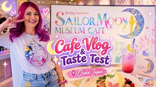 Sailor Moon Museum Cafe Vlog and Taste Test - Osaka, Japan