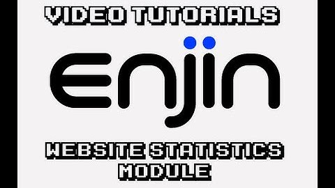 [Enjin Tutorial] Website Statistics Module