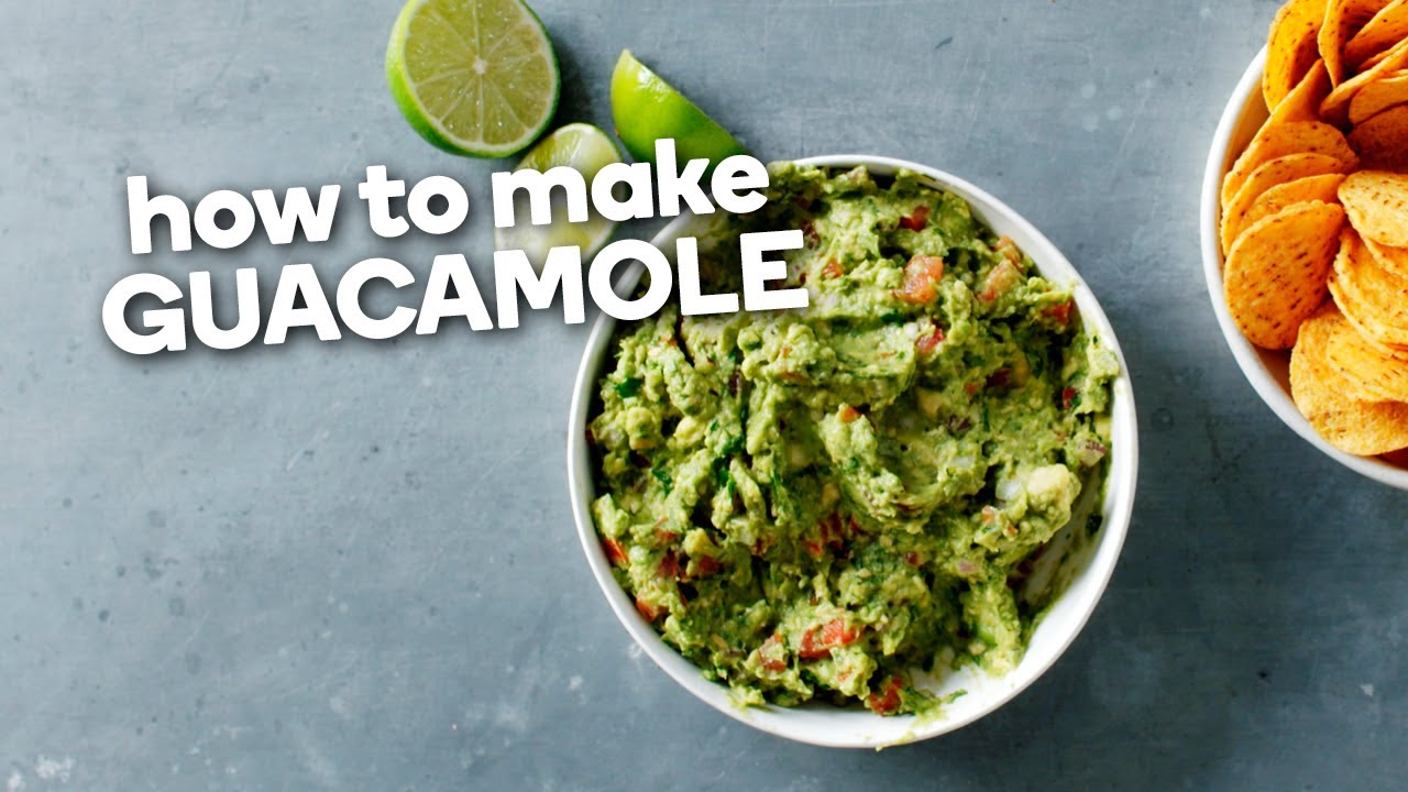 How to make guacamole YouTube