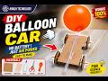 How to Make a Balloon Car at Home #stem #diy #science #scienceproject 