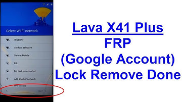 Lava X41 Plus FRP Google Account Lock Remove  without pc 101%