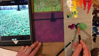 Painting like Gustav Klimt