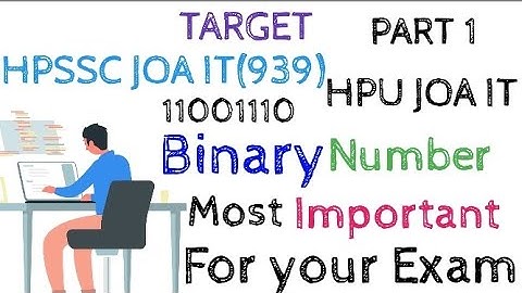 Binary Number (Ms- excel function) Most Important questions #HPSSC #JOA_IT_939 & #HPU, #CLERK