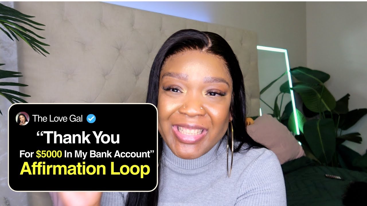$5,000 Money Manifestation Affirmation Loop (LISTEN to Before Bed for 21 Days)