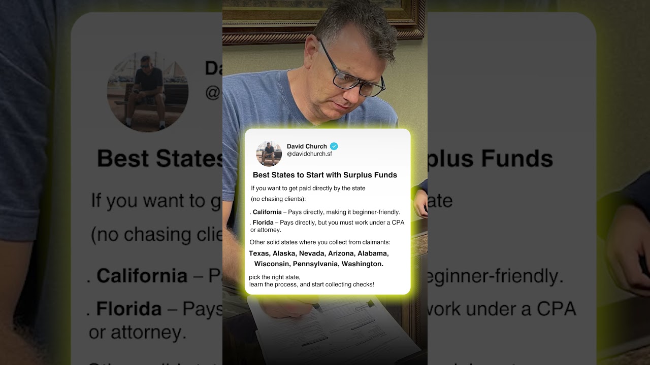 Best States to Start with Surplus Funds!