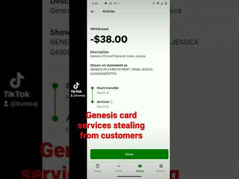 Videó: A Genesis credit hitelkártya?