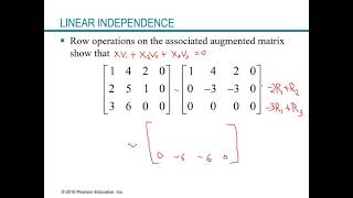 Linear Independence of Vectors and Matrix Columns (Linear Algebra)