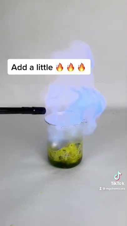 This blue flame looks fake, but it’s REAL!