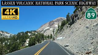 Driving The Lassen Volcanic National Park Scenic Highway In California 4K CA-89 On Lassen Peak Hwy