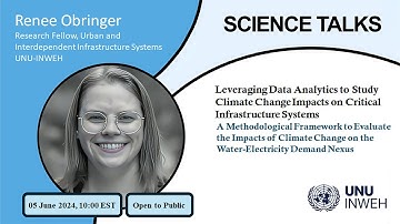 Leveraging data analytics to study climate change impacts on critical infrastructure system