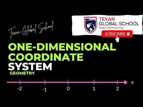 One-dimensional coordinate system | Linear Coordinate System | Number Line | Analytic Geometry