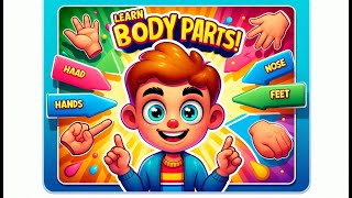 Body Parts | Easy & Simple Learning | Toddler Friendly | Flash Cards