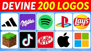 Devine le LOGO en 3 SECONDES | 200 Logos Célèbres | Quiz Logos 2024 screenshot 3