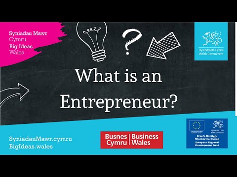 Http://businesswales.gov.uk/bigideas/ the folk at big ideas wales know that there's no one better to tell you what's an entrepreneur and skills you'll ne...