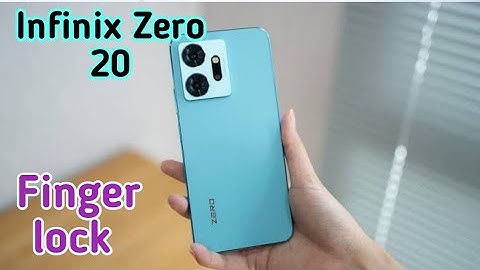 How To Set Finger Lock In Infinix Zero 20,Fingerprint Lock Setting In Infinix Zero 20,