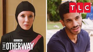 American Woman Wears a 'Burkini' at the Pool | 90 Day Fiancé: The Other Way | TLC