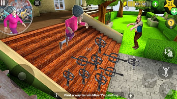 Scary Teacher 3D_New updater-New fun video everyday , gameplay walkthrough  part 308 ( android, ios)