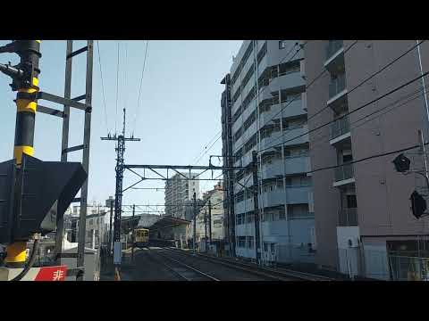 快走な急行電車の通過、新宿線新2000系！！