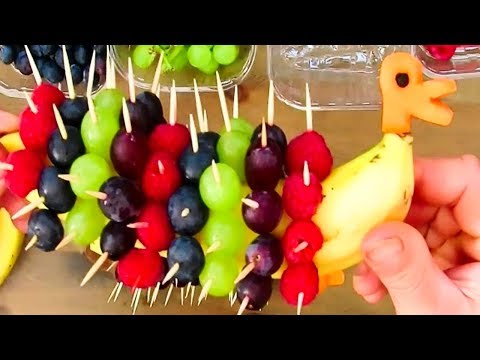 15-creative-food-art-ideas-|-fruit-&-vegetable-carving-|-fun-food-for-kids