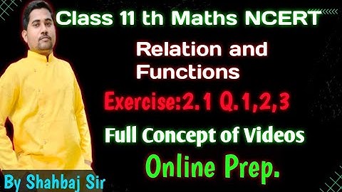 Class 11th NCERT Math