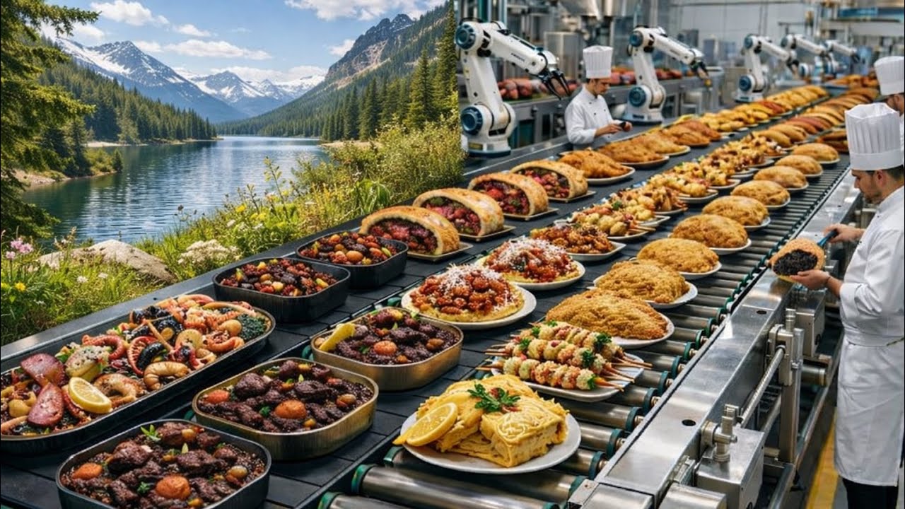 Luxury Foods Made in a Manual Factory & Outdoor Nature Kitchen